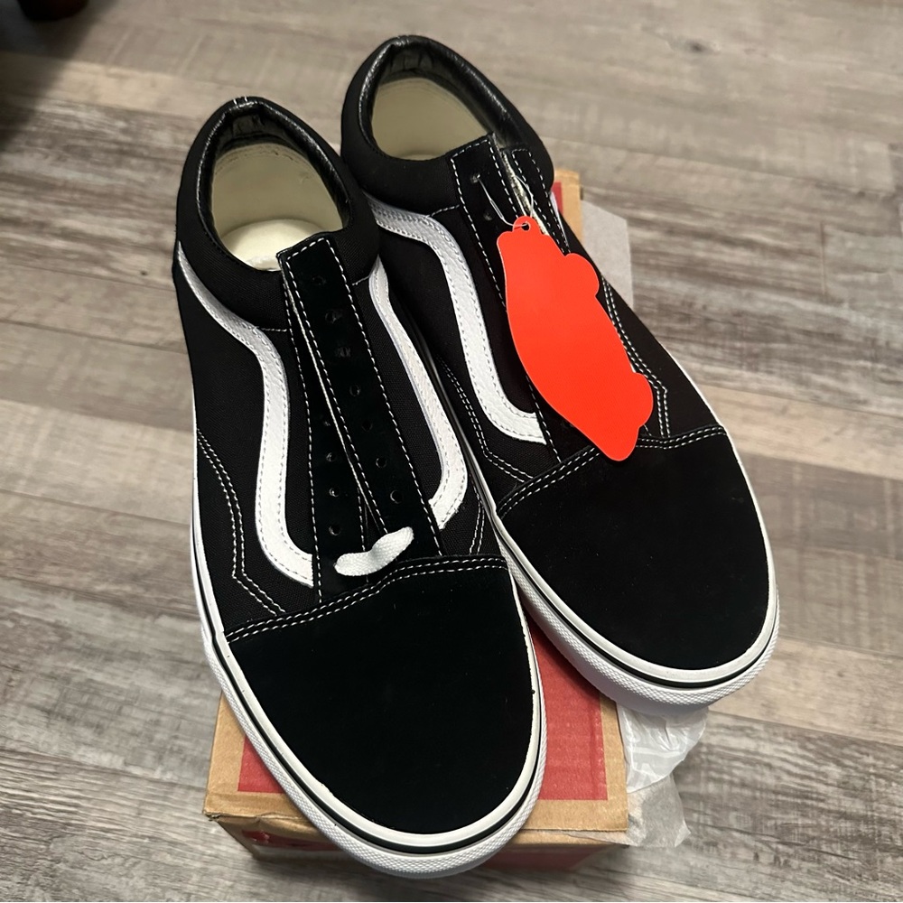 Vans Black and White Old Skool Sneakers